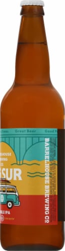 BarrelHouse Brewing Co Big Sur Double IPA Beer Single Bottle Perspective: right
