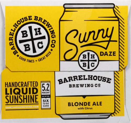 BarrelHouse Brewing Co Sunny Daze Blonde Ale Perspective: right