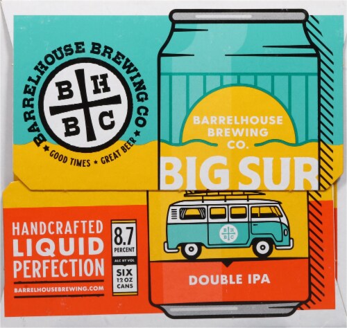 BarrelHouse Brewing Co Big Sur Double IPA Beer Perspective: right