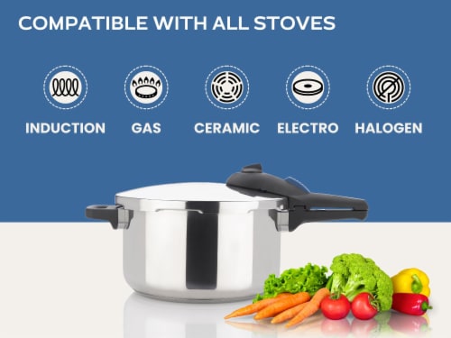 Zavor ZPot Stainless Steel 4 Quart Pressure Cooker for Stovetop - High  Pressure, 4.2 Qt - Kroger