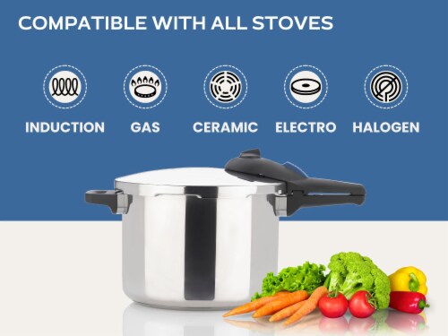 Stovetop pressure cooker stainless steel online