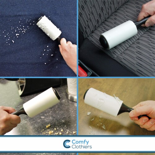 Comfy Clothiers Classic Peel 5-Pack Lint Roller Perspective: right