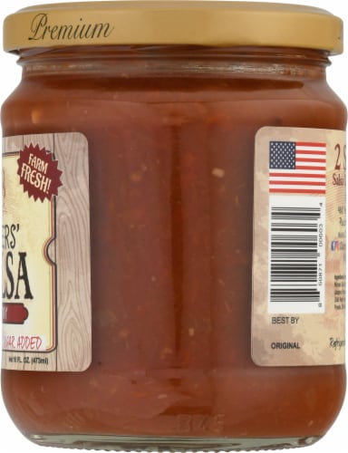 2 Sisters Salsa Company Original Salsa Perspective: right