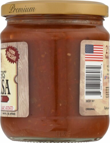 2 Sisters Salsa Company Original Salsa Perspective: right