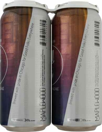 Maplewood Brewery American Pale Ale Beer Perspective: right