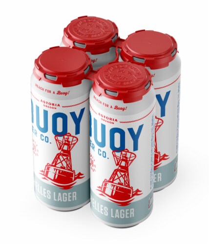 Buoy Beer Co. Helles Lager Perspective: right