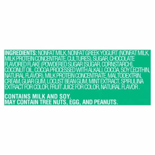 Yasso Mint Chocolate Chip Frozen Greek Yogurt Bars Perspective: right