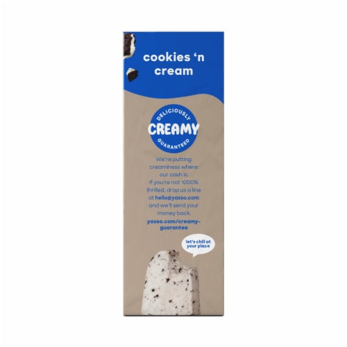Yasso Cookies & Cream Frozen Greek Yogurt Bars Perspective: right