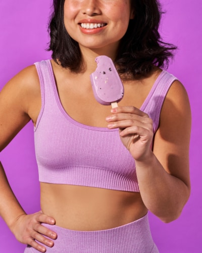 Yasso Black Raspberry Chip Frozen Greek Yogurt Bars Perspective: right