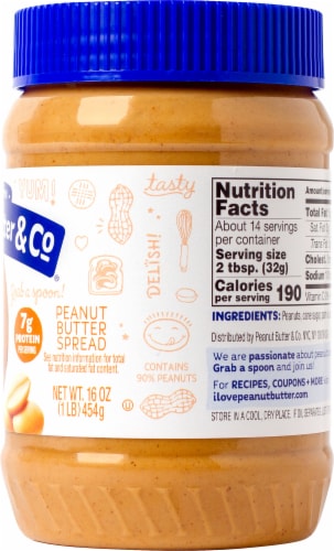 Peanut Butter & Co. Smooth Operator Creamy Peanut Butter Perspective: right