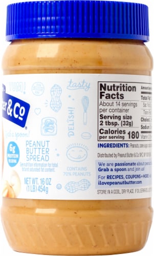 Peanut Butter & Co. White Chocolatey Wonderful Peanut Butter Spread Perspective: right