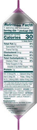 GimMe® Organic Teriyaki Roasted Seaweed Snack Perspective: right