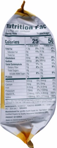 Gimme Organic Sesame Roasted Seaweed Snacks Perspective: right