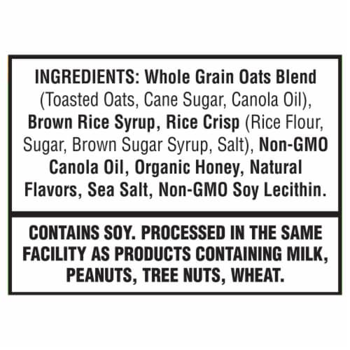 Junkless Oats & Honey Chewy Granola Bars Perspective: right