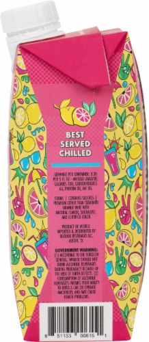 BeatBox Pink Lemonade Wine Coolers Single Box Perspective: right