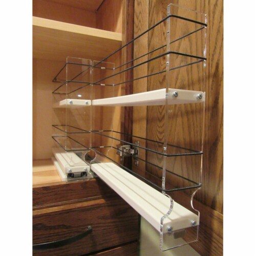 Vertical Spice 10.6 x 4.6 x 10.75 Cabinet Mount 2 Tier Spice Drawer Double 1 Piece Kroger