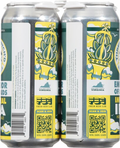 Three Notch's Brewing Co Emperor Of Clouds Imperial Ale Perspective: right