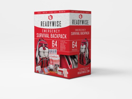 Wise Company 5-Day Survival Backpack - Red Perspective: right