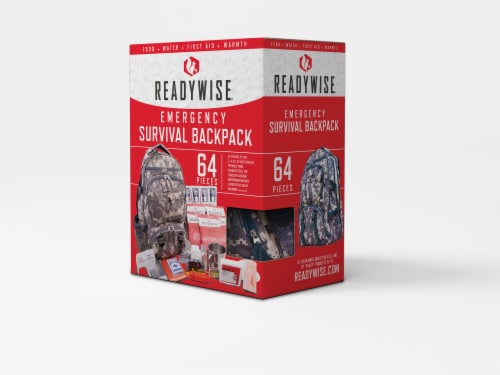 ReadyWise Emergency Survival Backpack - Camouflage Perspective: right