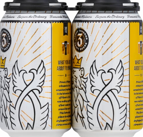 Three Taverns Craft Brewery Pilsner Perspective: right