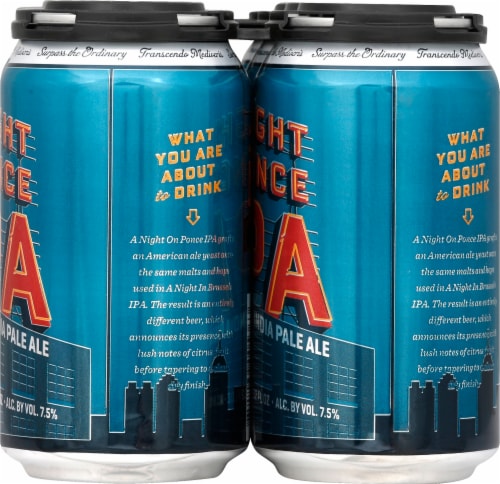 Three Taverns Craft Beer A Night on Ponce IPA Perspective: right
