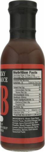 The OKB Hot Barbeque Sauce Perspective: right