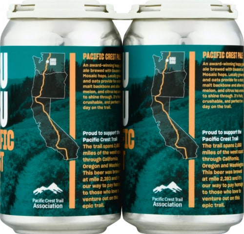 Dru Bru Pacific Crest Pale Hoppy Trail Ale Perspective: right
