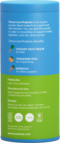 Sunwink™ Citrus Lime Prebiotic Perspective: right