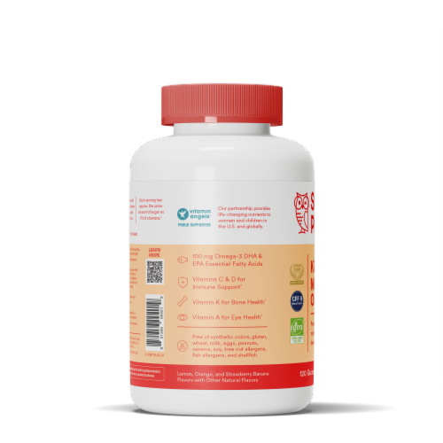 SmartyPants Kids MultiVitamin Gummies Perspective: right