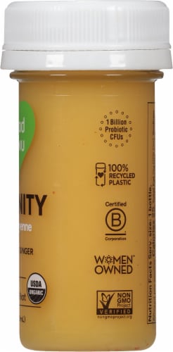 So Good So You™ Immunity Ginger Probiotic Wellness Shot Perspective: right