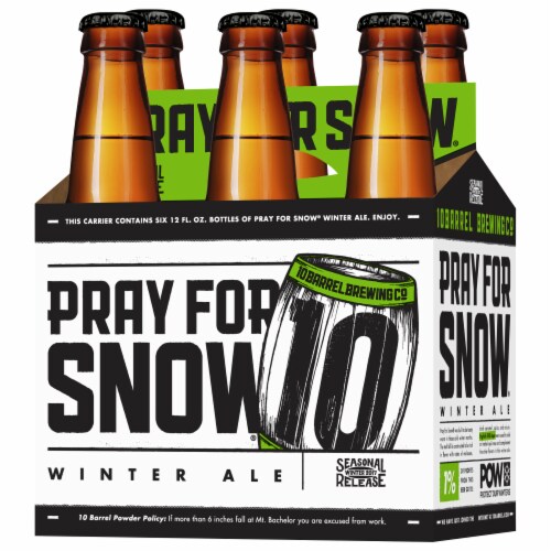 10 Barrel Brewing Co. Pray for Snow Winter Ale Perspective: right