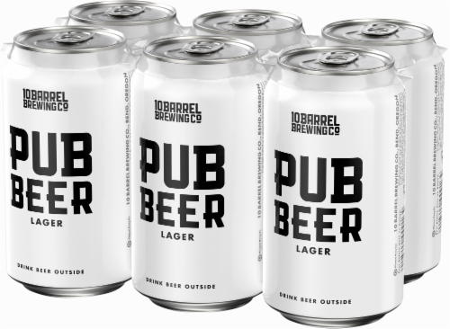 10 Barrel Brewing Co. Pub Lager Craft Beer Perspective: right