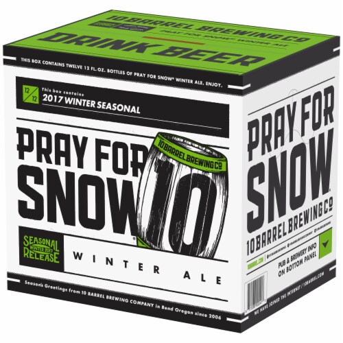 10 Barrel Brewing Pray for Snow Winter Seasonal Ale, 12 bottles / 12 fl