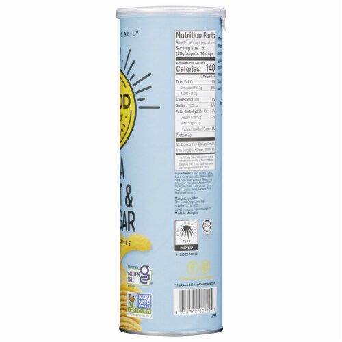 The Good Crisp™ Company Sea Salt & Vinegar Potato Crisps Perspective: right