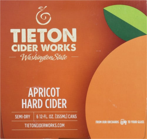 Tieton Cider Works Apricot Cider Perspective: right