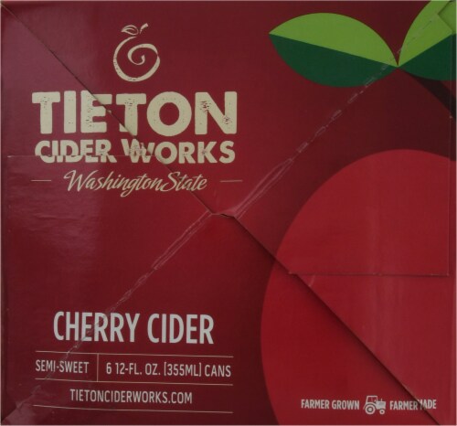 Tieton Cider Works Cherry Cider Perspective: right