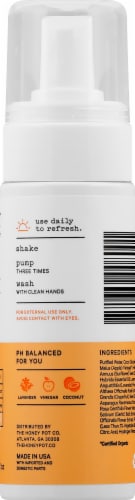 The Honey Pot® Normal Plant-Based Foaming Feminine Wash Perspective: right