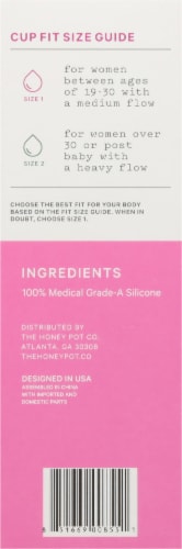 The Honey Pot Menstrual Cup Size 1 Perspective: right