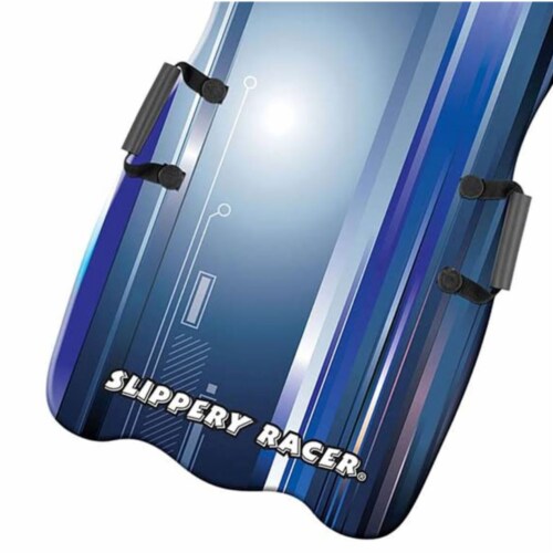Slippery Racer Downhill Falcon Kids Foam Toboggan Snow Sled, Midnight Hologram Perspective: right