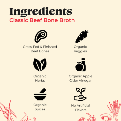 Kettle & Fire Classic Beef Bone Broth Perspective: right