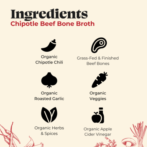 Kettle & Fire Chipotle Beef Bone Broth Perspective: right