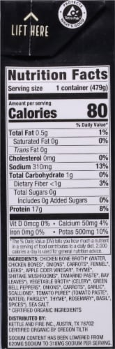 Kettle & Fire Reduced Sodium Chicken Bone Broth Perspective: right