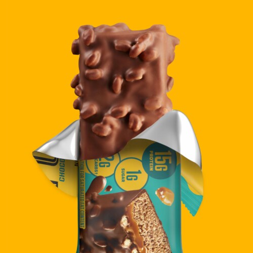 FULFIL Chocolate Salted Caramel Flavored Protein Bar Perspective: right