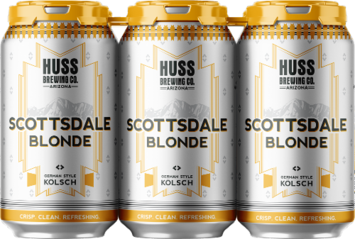 Huss Brewing Co. Scottsdale Blonde German Style Kolsch Perspective: right