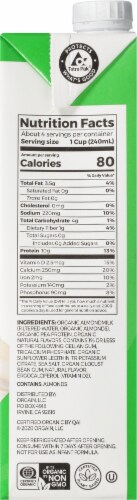 Orgain® Organic Protein Unsweetened Vanilla Almond Milk Perspective: right