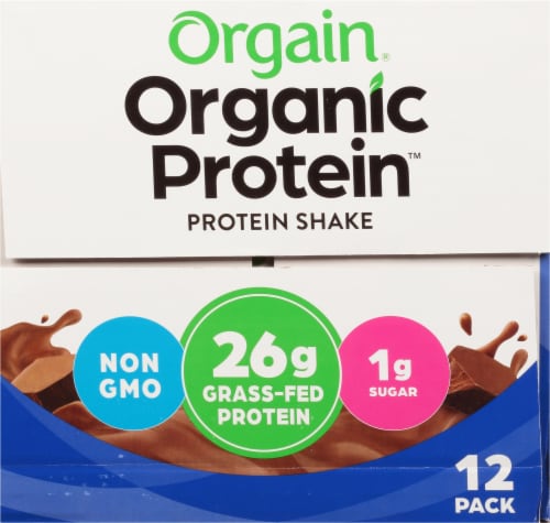 Orgain Organic Protein Nutritional Creamy Chocolate Protein Shake Perspective: right
