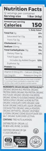 Orgain® Organic Chocolate Chip Cookie Dough Protein Snack Bars Perspective: right