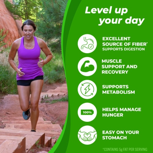 Orgain Organic Vegan 21g Protein Powder + 50 Superfoods, Creamy Chocolate Fudge Perspective: right