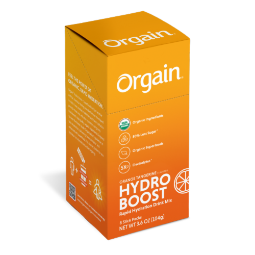Orgain® Hydroboost Orange Tangerine Rapid Hydration Drink Miz Perspective: right