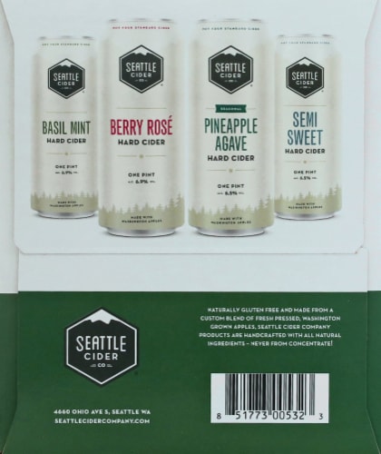 Seattle Cider® Hard Cider Variety Pack Perspective: right